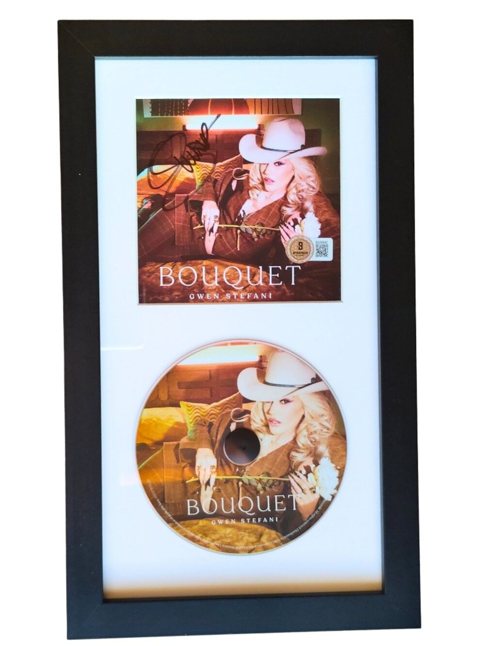 Gwen Stefani Signed Bouquet CD Framed Beckett BAS COA